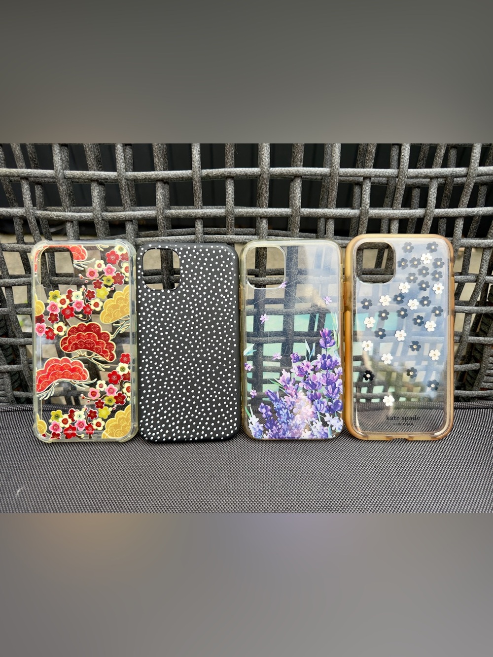 Bundle of 4 IPhone 11 cases, Kate Spade included